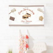 家族の赤ちゃんシャワーにもっと愛を追加 横断幕 (インサイチュ)