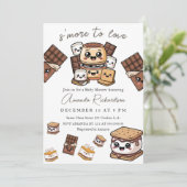 家族の赤ちゃんシャワーを愛するためにもっと追加 招待状 (スタンド正面)