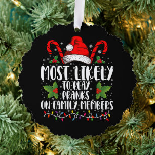 家族の遊クリスマスにおざおざになる可能性が高い オーナメントカード