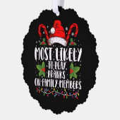 家族の遊クリスマスにおざおざになる可能性が高い オーナメントカード (左)