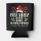 家族の遊クリスマスにおざおざになる可能性が高い 缶クーラー (正面)