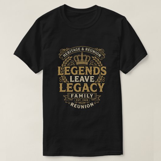 家族の遺産 2026年家族再会 Tシャツ (デザイン正面)