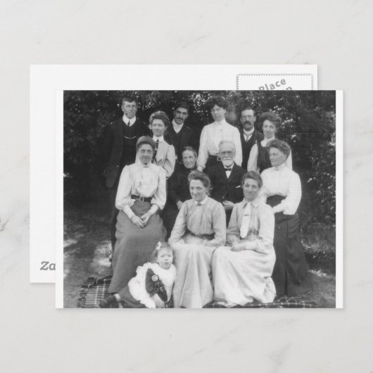 家族の集まり ポストカード (正面/裏面)