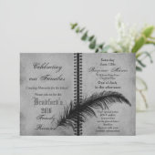 家族の集まり – 招待状 – 本 – グレー (スタンド正面)