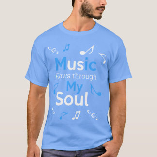 家族の音楽の流れ Tシャツ