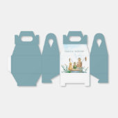 家族の魚釣り旅行:男の子の1歳の誕生日 フェイバーボックス (折り畳みなし)