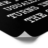 家族の黒い羊は通常Tに変わる ポスター (角)