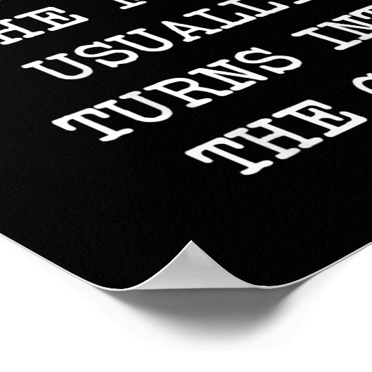 家族の黒い羊は通常Tに変わる ポスター (角)