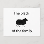 家族の黒い羊 ポストカード (正面)