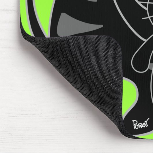 家族の黒猫のマウスパッド マウスパッド (コーナー)