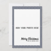 家族の1年を振り返る、家族のクリスマスイベント 招待状 (裏面)