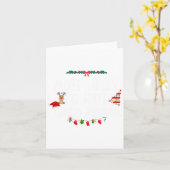 家族のChriに一致するこのクリスマスを憎む可能性が最も高い カード (黄色い花)