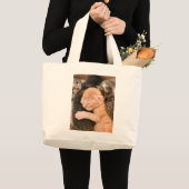 家族はすべて、子猫トートバッグ ラージトートバッグ (正面(商品))