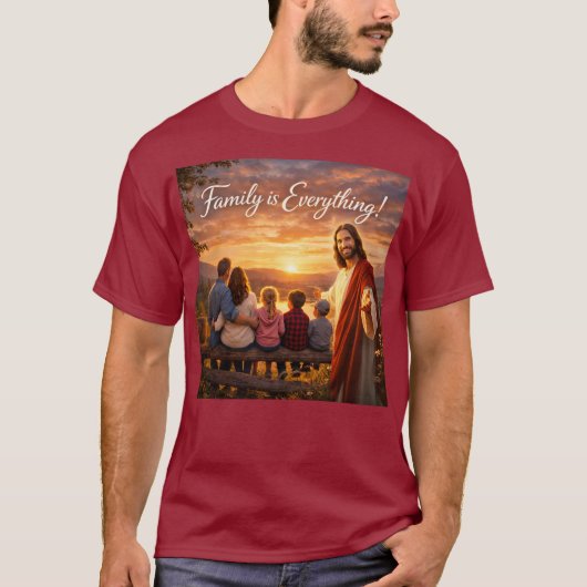 家族はすべてTシャツ Tシャツ (正面)