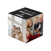 家族はカスタムすべて家族の写真と名前C フォトキューブ (裏面アングル)