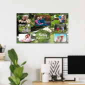 家族はギフトコラージュ川0365アートプリント ポスター (ホームオフィス)