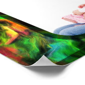 家族はギフトフォトコラージュ0819アートプリント ポスター (角)