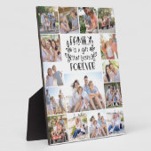 家族はギフト15フォトコラージュ フォトプラーク (側面)