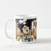 家族はファッジのようです コーヒーマグカップ (左)