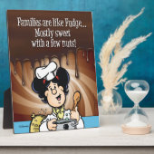 家族はファッジのようなものだ フォトプラーク (側面)