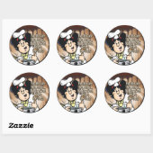 家族はファッジのようなものだ ラウンドシール (シート)