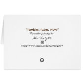 家族はファッジカーユーモアのあるドだ (裏面横)