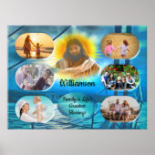 家族は人生のもっとも偉大恵み0916アートプリント ポスター (正面)