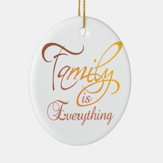 家族は全てだ セラミックオーナメント (右)