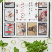 家族は全てカスタムのコラージュテンプレート キッチンタオル (折り畳み)