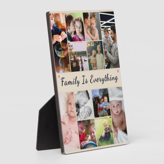 家族は全てパーソナライズされた- Photo フォトプラーク (側面)