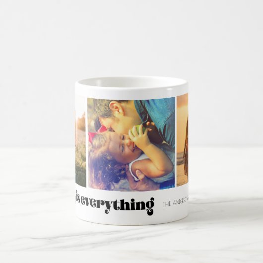 家族は全て可愛い写真集 コーヒーマグカップ (中央)