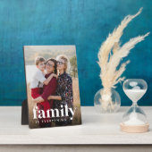 家族は全て垂直な写真 フォトプラーク (側面)