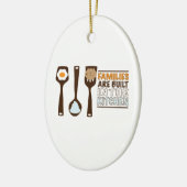 家族は台所で造られます セラミックオーナメント (左)