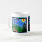 家族は天恵のマグです コーヒーマグカップ (正面左)