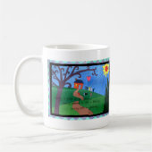 家族は天恵のマグです コーヒーマグカップ (左)