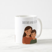 家族は感じ家のように。 コーヒーマグカップ (正面右)