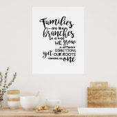 家族は木に枝のように育つ ポスター (キッチン)