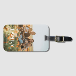 家族は永遠にカスタム写真 ラゲッジタグ