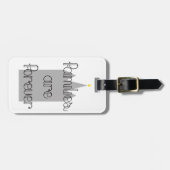 家族は永遠にモルモン教の寺院 ラゲッジタグ (正面横)