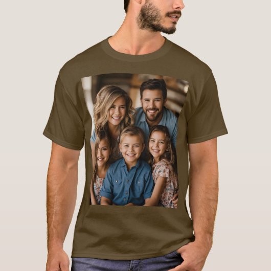 家族は永遠に家族を愛するTシャツ Tシャツ (正面)