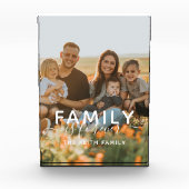 家族は永遠に書道フォトブロック フォトブロック (正面)