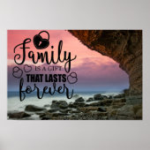 家族は永遠に続く贈り物 – ポスター (正面)