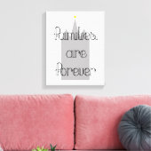 家族は永遠にldsモルモンの寺、愛 キャンバスプリント (インサイチュ (リビング))