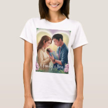 家族は生まれ新親のTシャツ