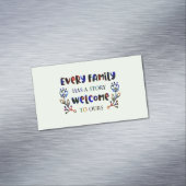 家族は皆、私たちの家族Bを歓迎する物語を持っている マグネット名刺 (インサイチュ)