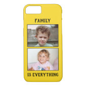 家族は、すべてあなたの子供の黄色の2つの写真 Case-Mate iPhoneケース (裏面)