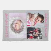 家族は、「私はあなたを愛している」おばあちゃんパーソナライズ キッチンタオル (横)