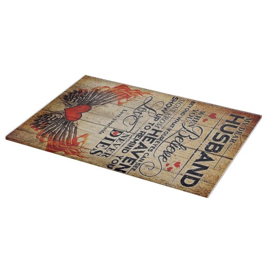 家族への勲章 カッティングボード (角)