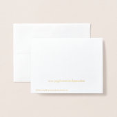 家族への歓迎、ワイヤーの鳥の群 箔カード (裏面封筒付き)