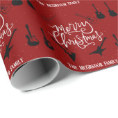 家族またはビジネス ギター ラッピングペーパー (ロールコーナー)